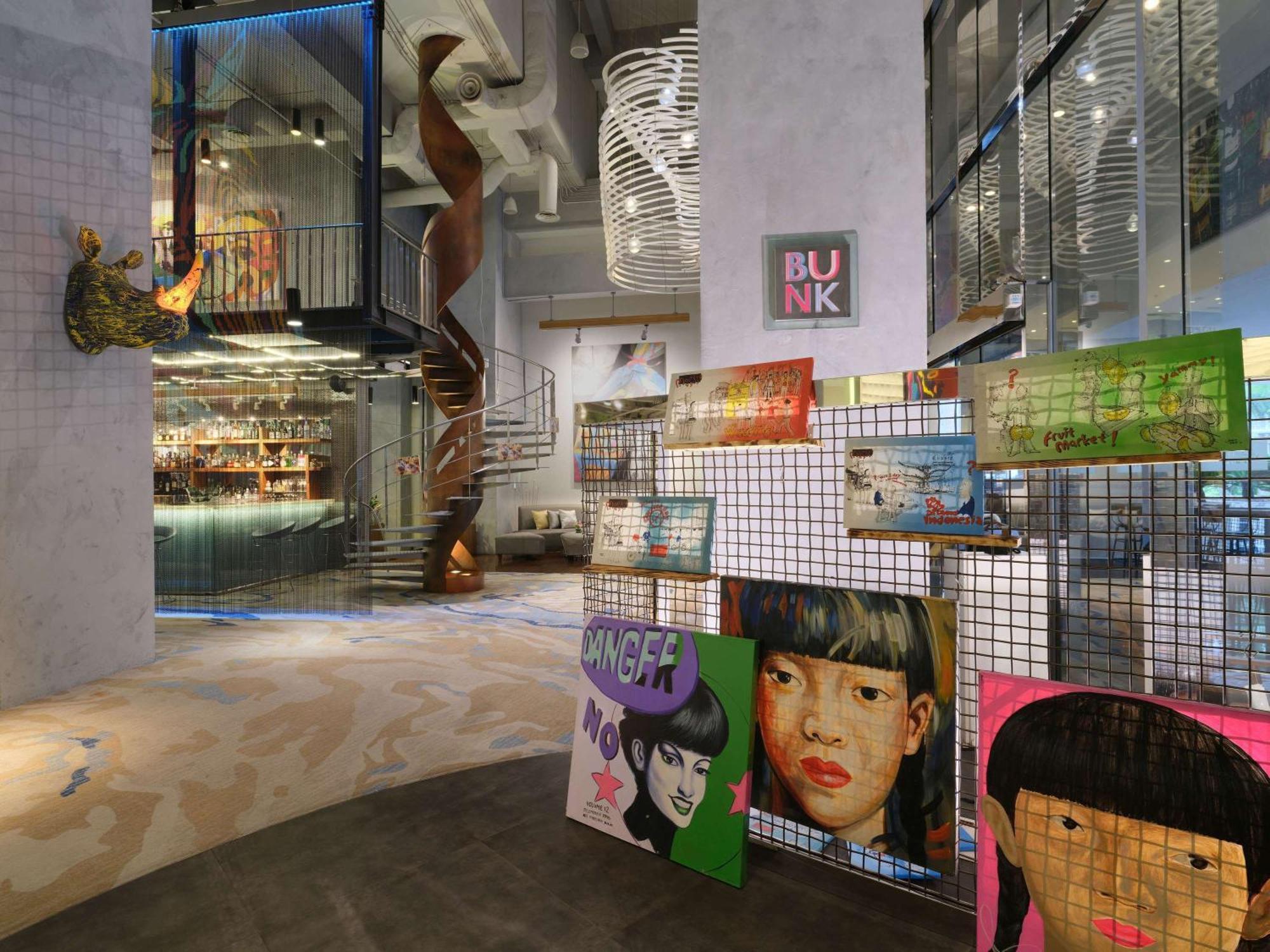 Pullman Jakarta Central Park Экстерьер фото The interior of the hotel
